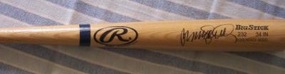 Ryne Sandberg autographed Rawlings Big Stick bat