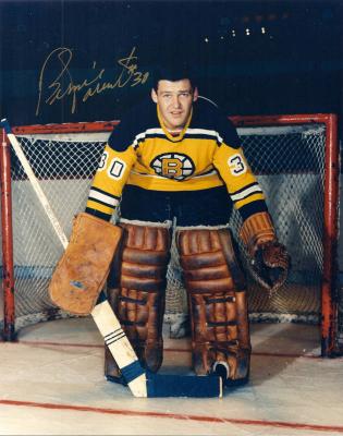 Bernie Parent autographed Boston Bruins 8x10 photo