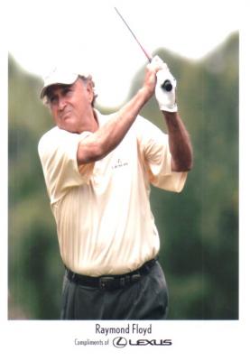 Raymond Floyd Lexus promotional 5x7 golf photo