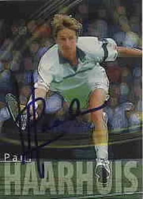 Paul Haarhuis autographed 2000 ATP tennis card