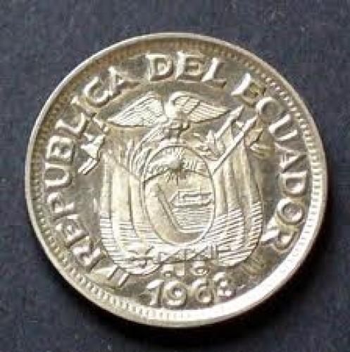 Coins; Ecuador 50 centavos Year:1963