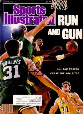 Byron Scott autographed Los Angeles Lakers 1987 Sports Illustrated