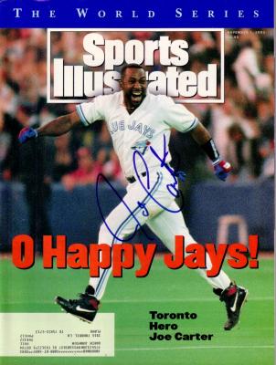 Joe Carter autographed Toronto Blue Jays 1993 World Series Sports Illustrated