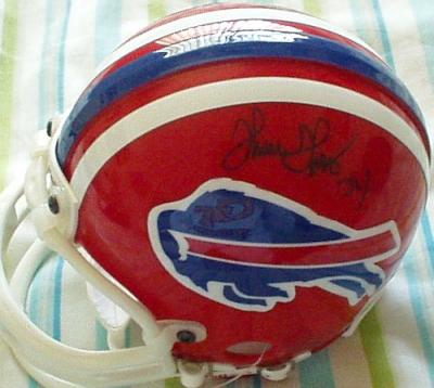 Thurman Thomas autographed Buffalo Bills mini helmet