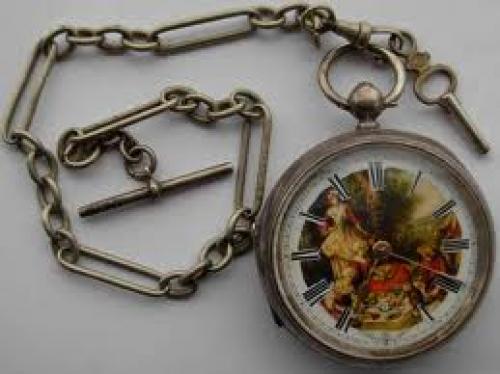 Antique Chain Pocket Watch