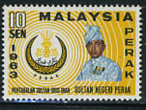 Perak, new sultan 1v; Year: 1962