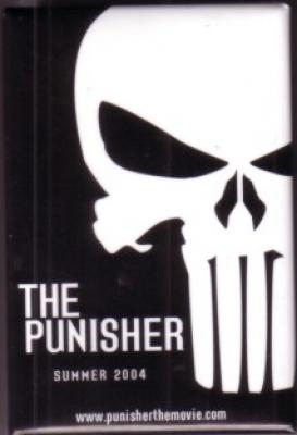 The Punisher movie promo button or pin