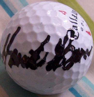 Henrik Stenson autographed Callaway golf ball
