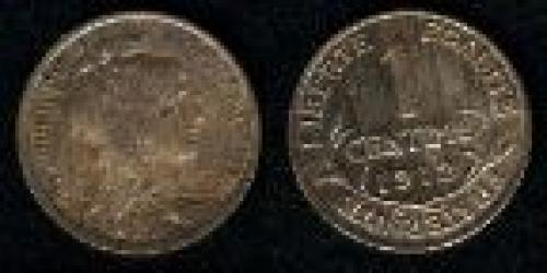 1 centime; Year: 1898-1920; (km 840)