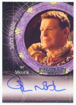 John Noble certified autograph Stargate SG-1 card