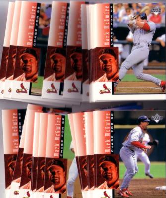 Mark McGwire Chase for 62 1998 Upper Deck 30 card set