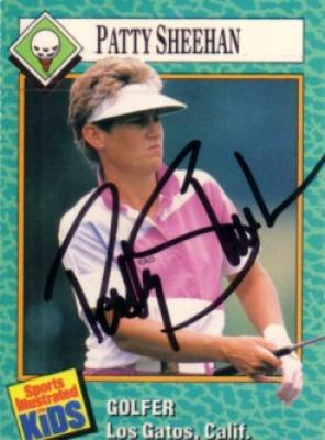 Patty Sheehan autographed 1989 Sports Illustrated for Kids Rookie Card