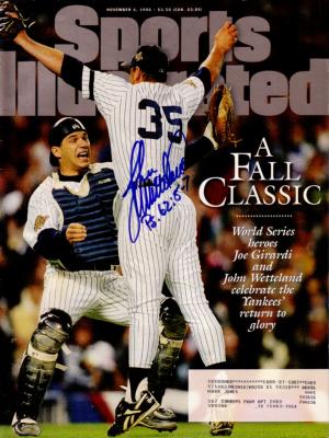 John Wetteland autographed New York Yankees 1996 World Series Sports Illustrated