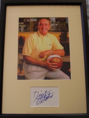 Dick Vitale autograph matted & framed with 8x10 photo