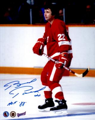 Brad Park autographed Detroit Red Wings 8x10 photo inscribed HOF 88