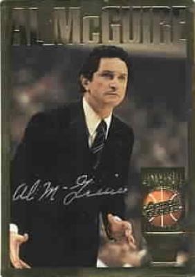 Al McGuire certified autograph Marquette 1994 Action Packed Hall of Fame card