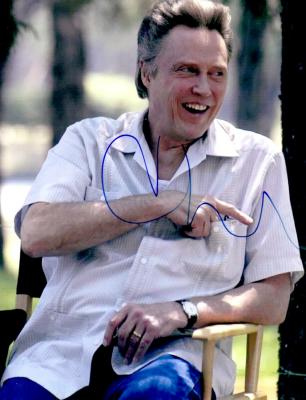 Christopher Walken autographed 8 1/2 x 11 photo