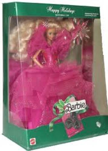 Dolls; Happy Holiday Barbie Doll 1990. December 27