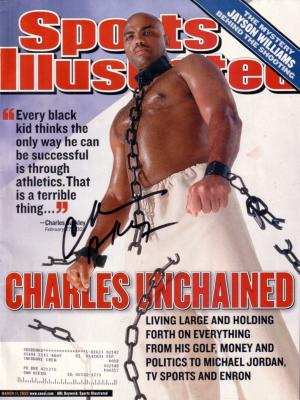 Charles Barkley autographed 2002 Sports Illustrated