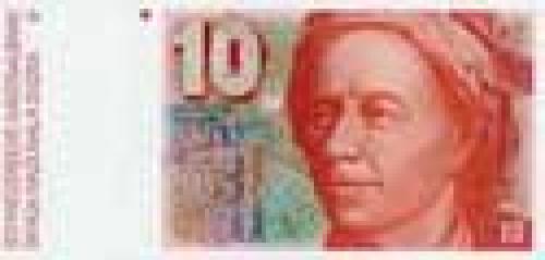 10 Swiss francs; Older banknotes (1975-1993)