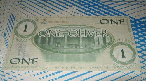 Bath1/ 1 Olivers British Banknote Uncirculated UNC (2013)