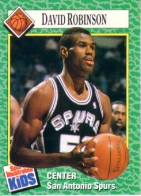 David Robinson Spurs 1990 Sports Illustrated for Kids card #131