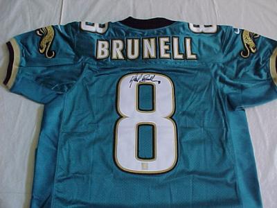 Mark Brunell autographed Jacksonville Jaguars authentic jersey