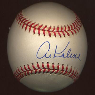 Al Kaline autographed MLB baseball