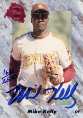 Mike Kelly certified autograph Arizona State 1991 Classic card