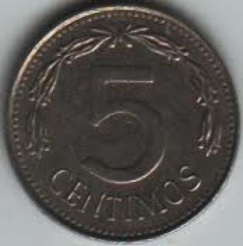 Coins;Venezuela 5 Centimo 1986; Front image