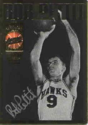 Bob Pettit certified autograph 1994 Action Packed Hall of Fame card