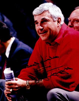 Bob Knight autographed 8x10 photo inscribed Best wishes Dennis