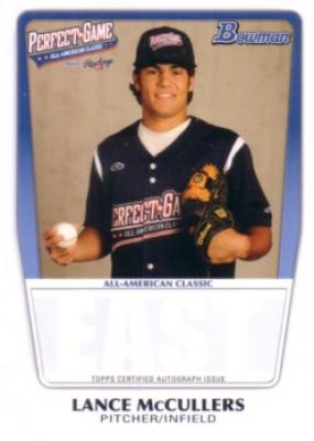 Lance McCullers 2011 Perfect Game Topps Bowman Rookie Card (AFLAC)