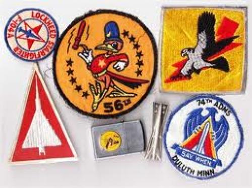 Lorin Eldred "Larry" Marble's memorabilia items and patches