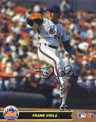 Frank Viola autographed 8x10 New York Mets photo