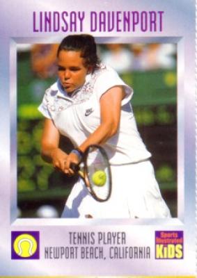 Lindsay Davenport 1997 Sports Illustrated for Kids card