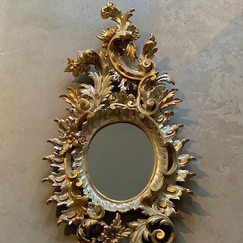 Antique French Mirrors, French Metal Mirror, Twig Antiques & Interiors, Tetbury, UK