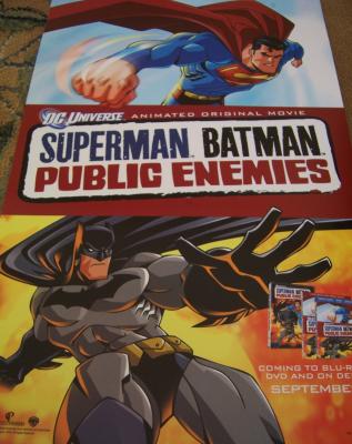 Batman Superman Public Enemies Comic-Con promo poster