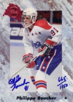 Philippe Boucher certified autograph 1991 Classic card