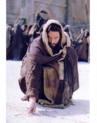 Jim Caviezel autographed The Last Temptation of Christ 8x10 photo