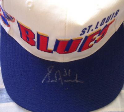 Grant Fuhr autographed St. Louis Blues cap or hat
