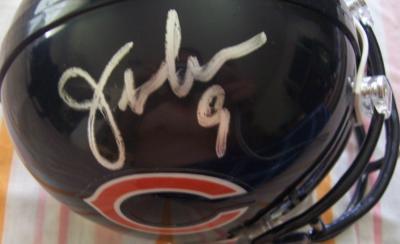 Jim McMahon autographed Chicago Bears mini helmet