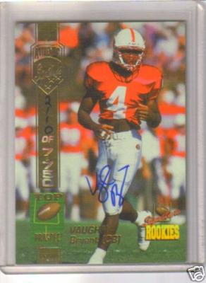 Vaughn Bryant Stanford certified autograph 1994 Signature Rookies card