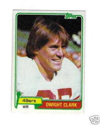 Dwight Clark 49ers 1981 Topps Rookie Card NrMt-Mt