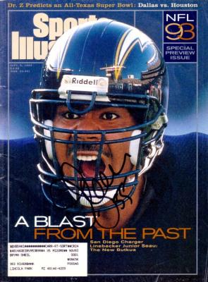 Junior Seau autographed San Diego Chargers 1993 Sports Illustrated