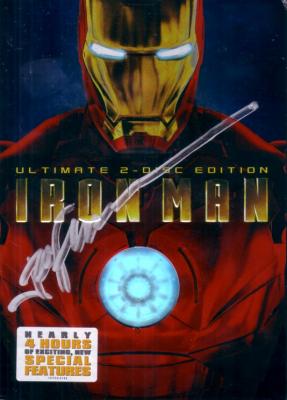 Jon Favreau autographed Iron Man DVD sleeve