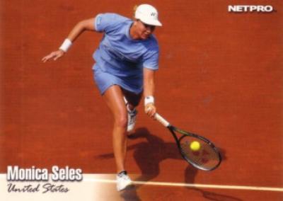 Monica Seles 2003 Netpro card