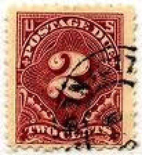 Stamps; USA Postage Due Stamp 1917 2 c