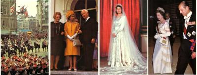 1977 Queen Elizabeth postcard size prints (lot of seven)