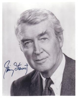 Jimmy Stewart autographed 8x10 photo